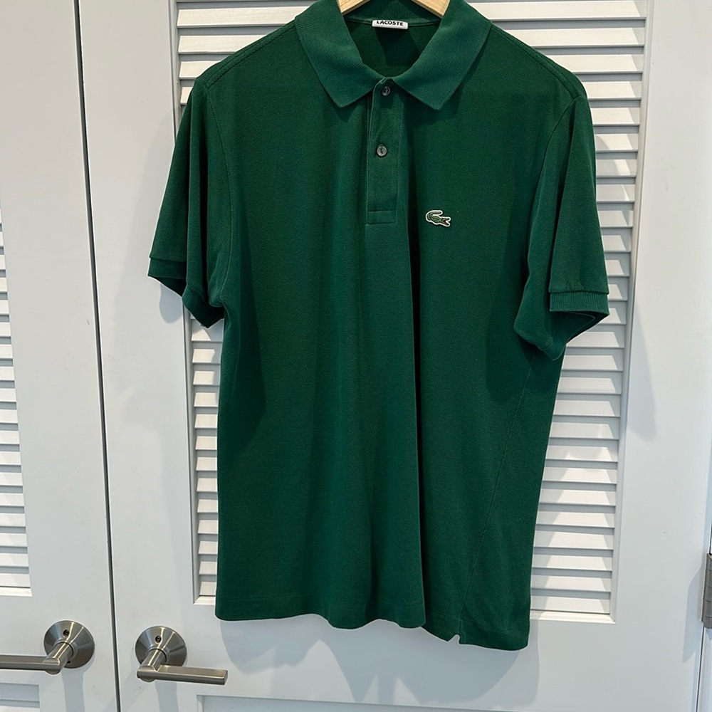 Men’s Lacoste green polo